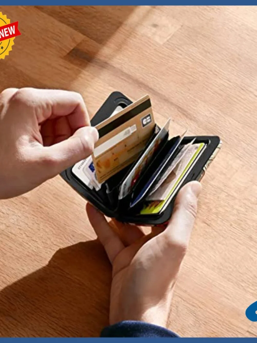 Aluminum RFID Blocking Card Holder Wallet with Metal Lock
